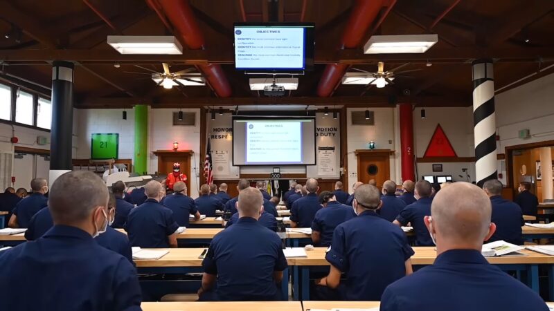 Coast Guard Boot Camp classroom education