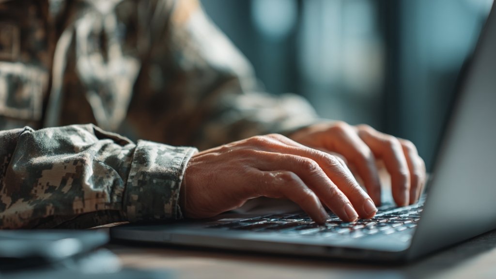 Mattress Firm Military Discount verification using ID.me on a laptop